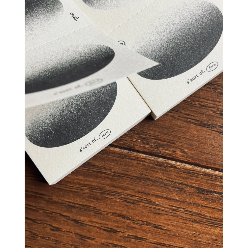 【新2款】羊君 復古手撕便簽本「花海/橢圓」【立夏手帳生活】-細節圖7