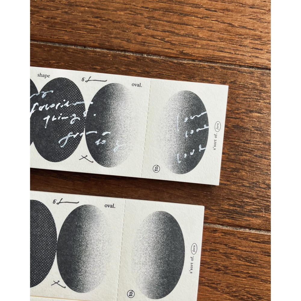 【新2款】羊君 復古手撕便簽本「花海/橢圓」【立夏手帳生活】-細節圖9