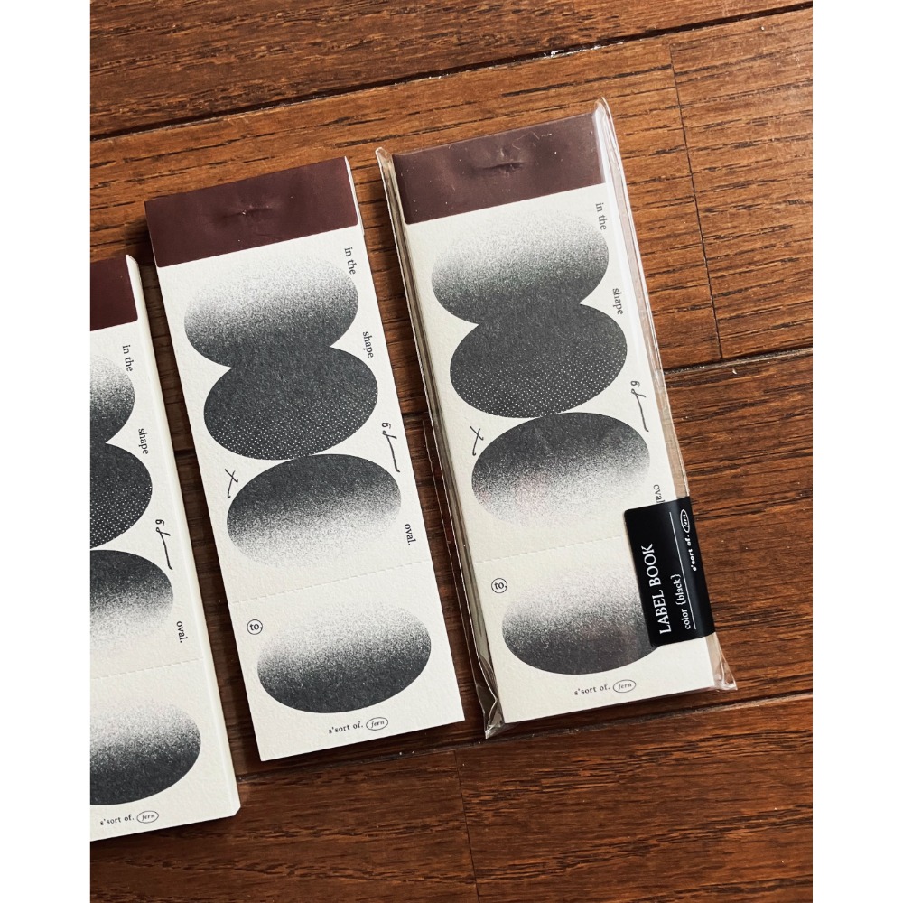 【新2款】羊君 復古手撕便簽本「花海/橢圓」【立夏手帳生活】-規格圖9