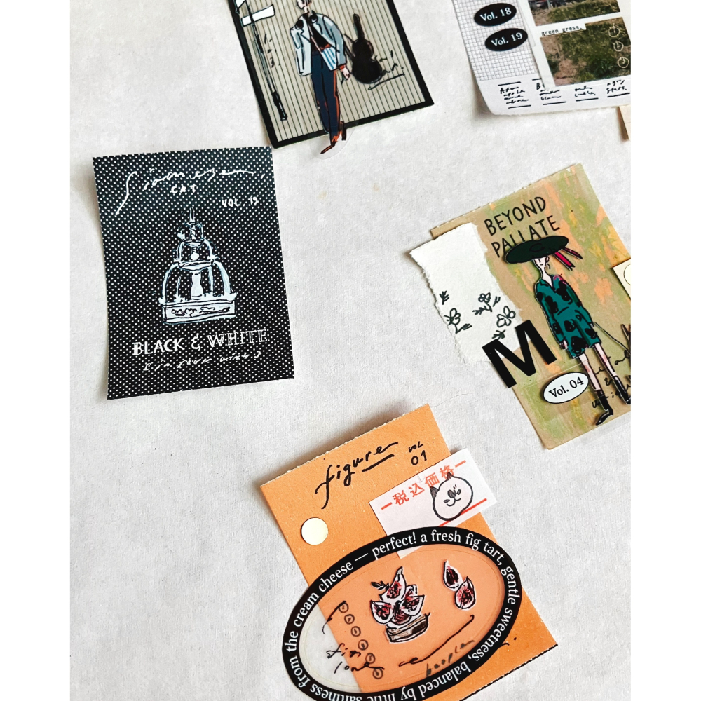 羊君 雜誌封面 𝐌𝐚𝐠𝐚𝐳𝐢𝐧𝐞 𝐂𝐨𝐯𝐞𝐫 留言便條貼紙卷【立夏手帳生活】-細節圖2