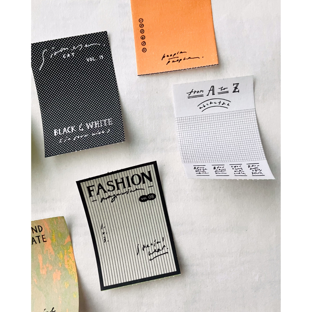 羊君 雜誌封面 𝐌𝐚𝐠𝐚𝐳𝐢𝐧𝐞 𝐂𝐨𝐯𝐞𝐫 留言便條貼紙卷【立夏手帳生活】-細節圖4