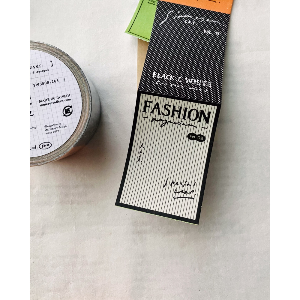 羊君 雜誌封面 𝐌𝐚𝐠𝐚𝐳𝐢𝐧𝐞 𝐂𝐨𝐯𝐞𝐫 留言便條貼紙卷【立夏手帳生活】-細節圖6