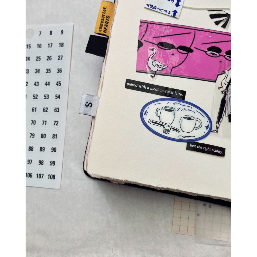 羊君 𝐌𝐲 𝐅𝐚𝐯𝐨𝐫𝐢𝐭𝐞 𝐓𝐡𝐢𝐧𝐠𝐬 3.5cm霧面割型PET膠帶【立夏手帳生活】-細節圖4