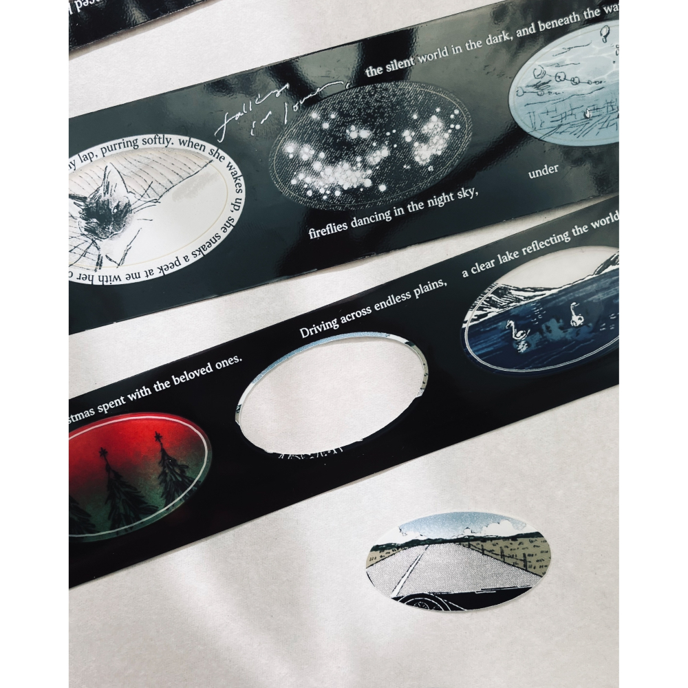 羊君 𝐌𝐲 𝐅𝐚𝐯𝐨𝐫𝐢𝐭𝐞 𝐓𝐡𝐢𝐧𝐠𝐬 3.5cm霧面割型PET膠帶【立夏手帳生活】-細節圖9