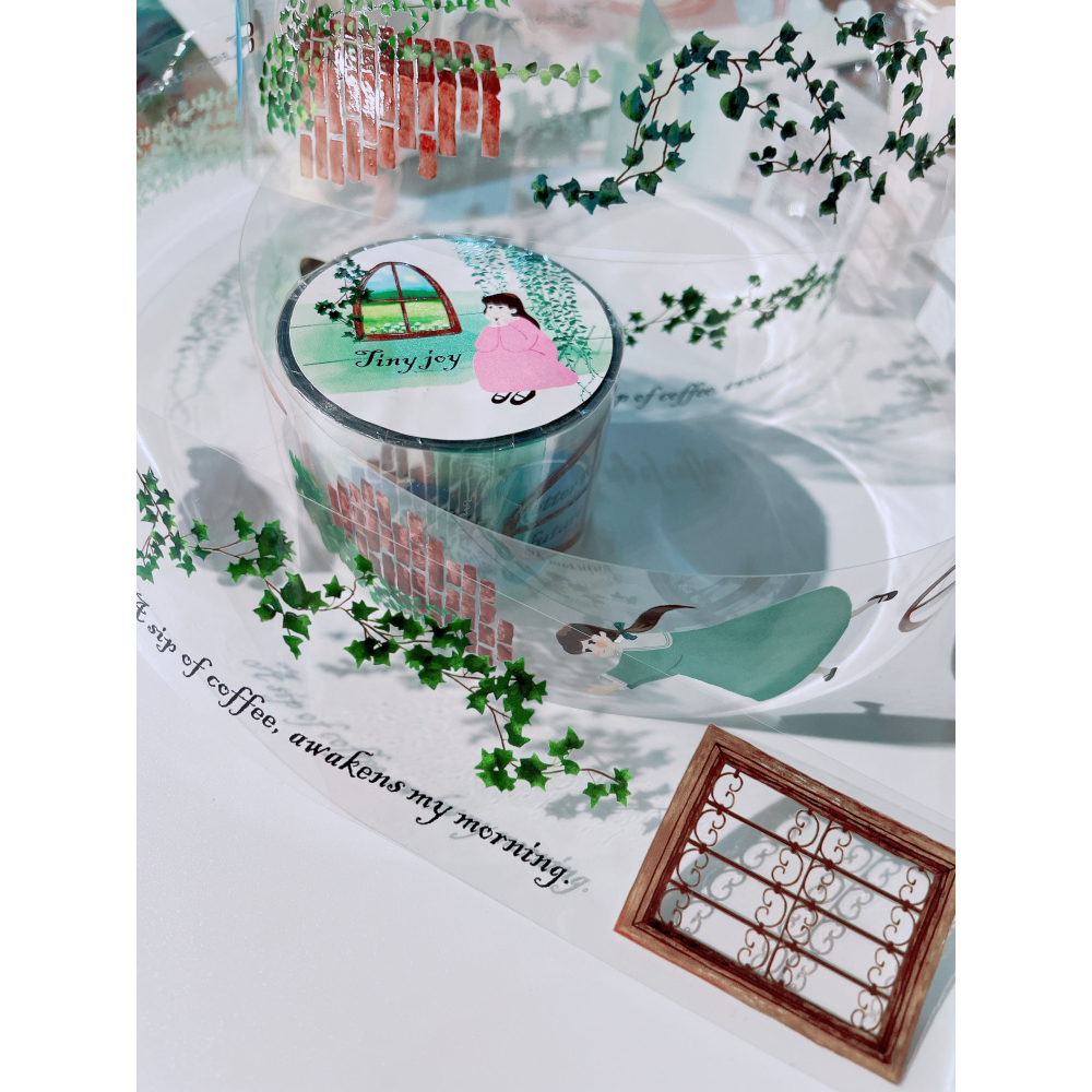 【立夏原創】Tiny joy 3.5cm 亮面PET膠帶 【立夏手帳生活】-細節圖3