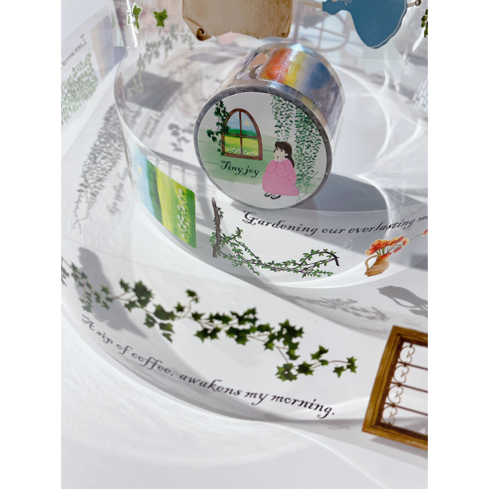 【立夏原創】Tiny joy 3.5cm 亮面PET膠帶 【立夏手帳生活】-細節圖5