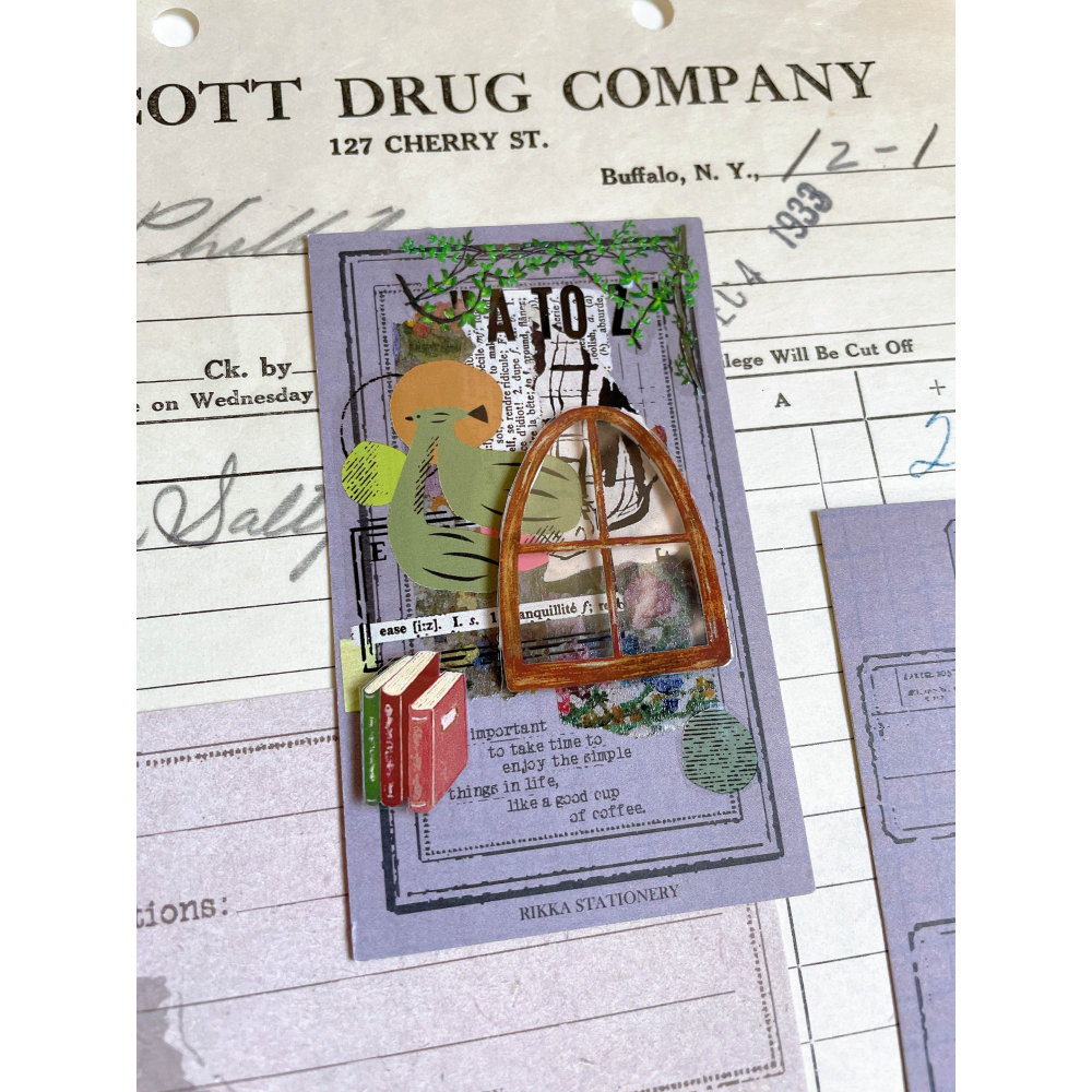 【立夏原創】Tiny joy 拼貼小卡【立夏手帳生活】-細節圖5