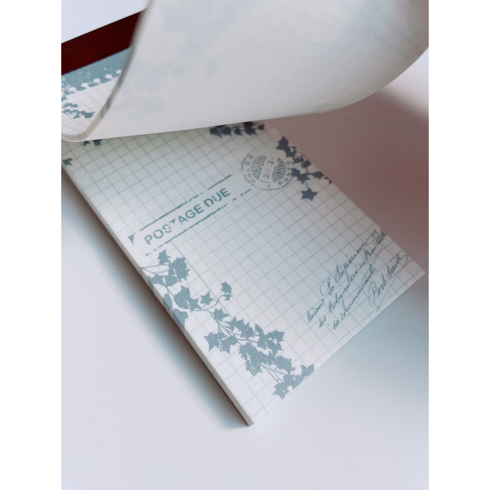 【立夏原創】Tiny joy手撕線便簽本「常春花框/樹影筆記」 2款 【立夏手帳生活】-細節圖4