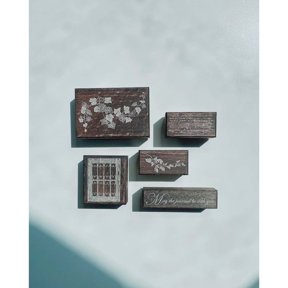 【立夏原創】Tiny joy 小全套PET膠帶+印章套組 立夏手帳生活-細節圖3