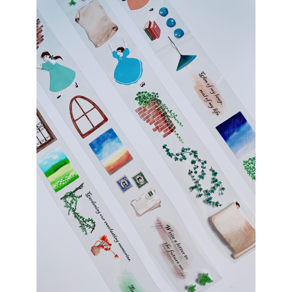 【立夏原創】Tiny joy大全套PET膠帶+印章套組+便簽本+拼貼卡 立夏手帳生活-細節圖4