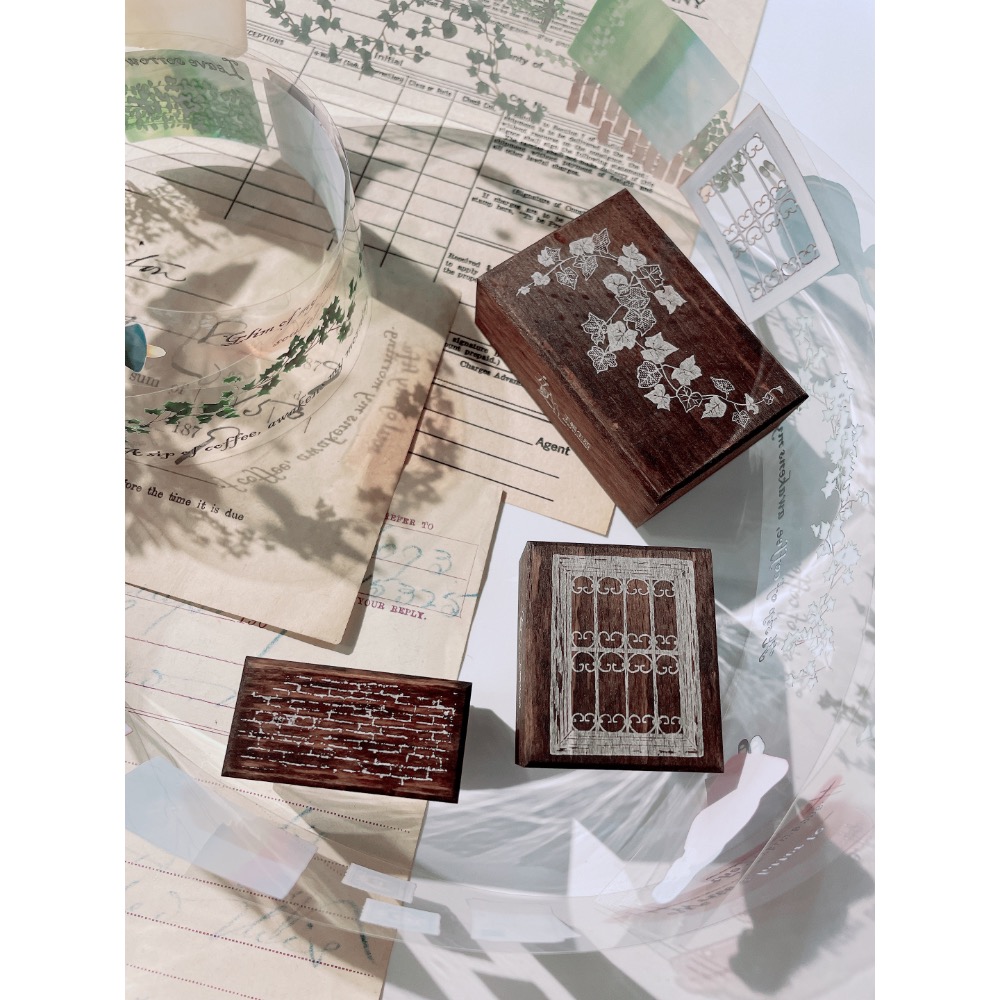 【立夏原創】Tiny joy大全套PET膠帶+印章套組+便簽本+拼貼卡 立夏手帳生活-細節圖8