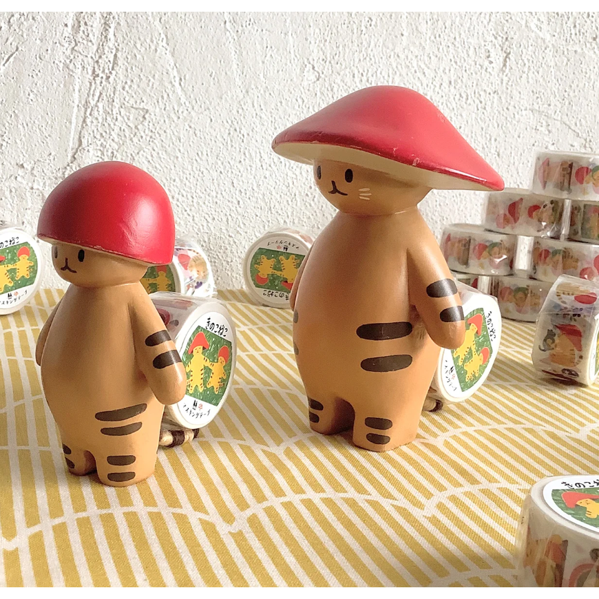 【2代】4legs 和紙膠帶 菇菇貓款 4 legs 貓咪 日本製【立夏手帳生活】-細節圖9