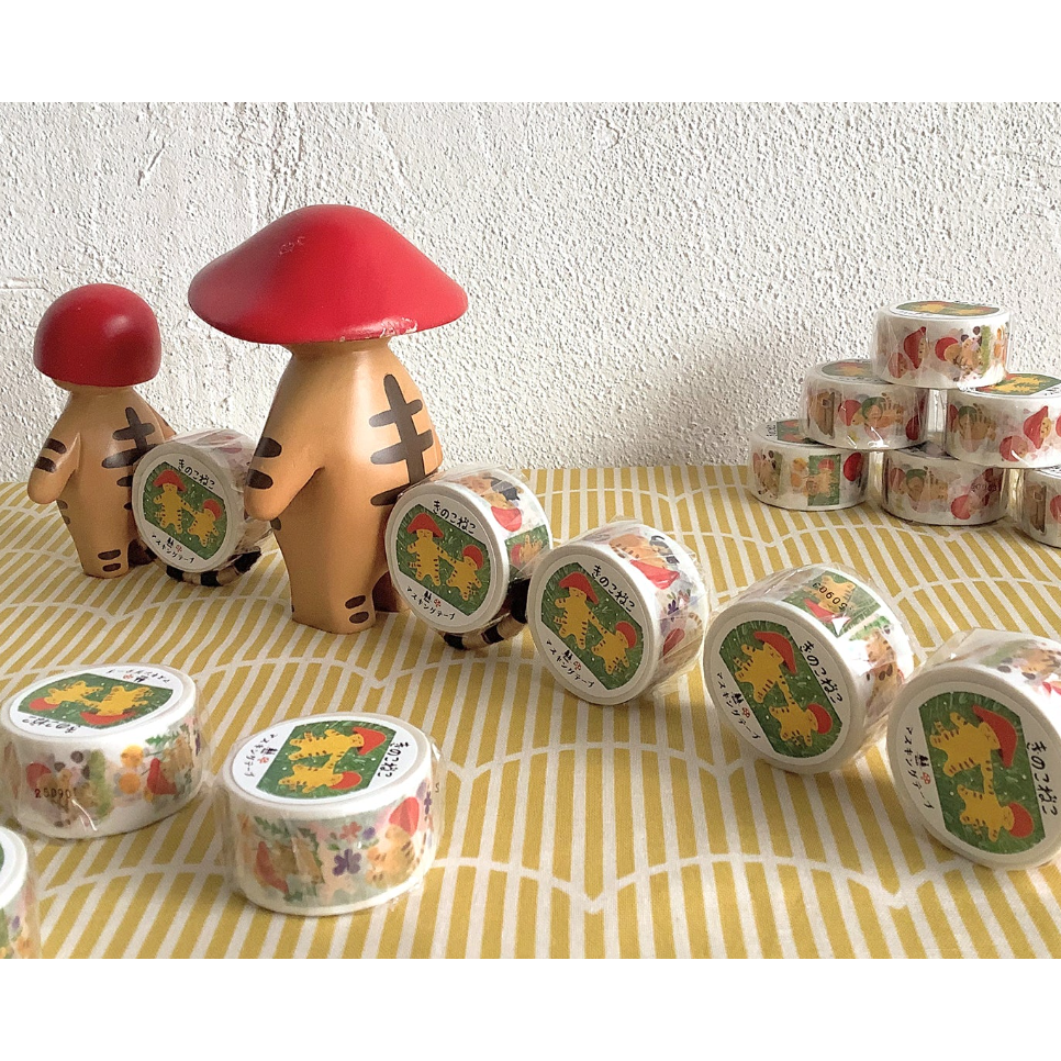 【2代】4legs 和紙膠帶 菇菇貓款 4 legs 貓咪 日本製【立夏手帳生活】-細節圖11