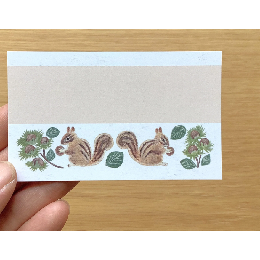 4legs 動物小卡組 水彩風 名片尺寸 4 legs 貓咪 日本製【立夏手帳生活】-細節圖7