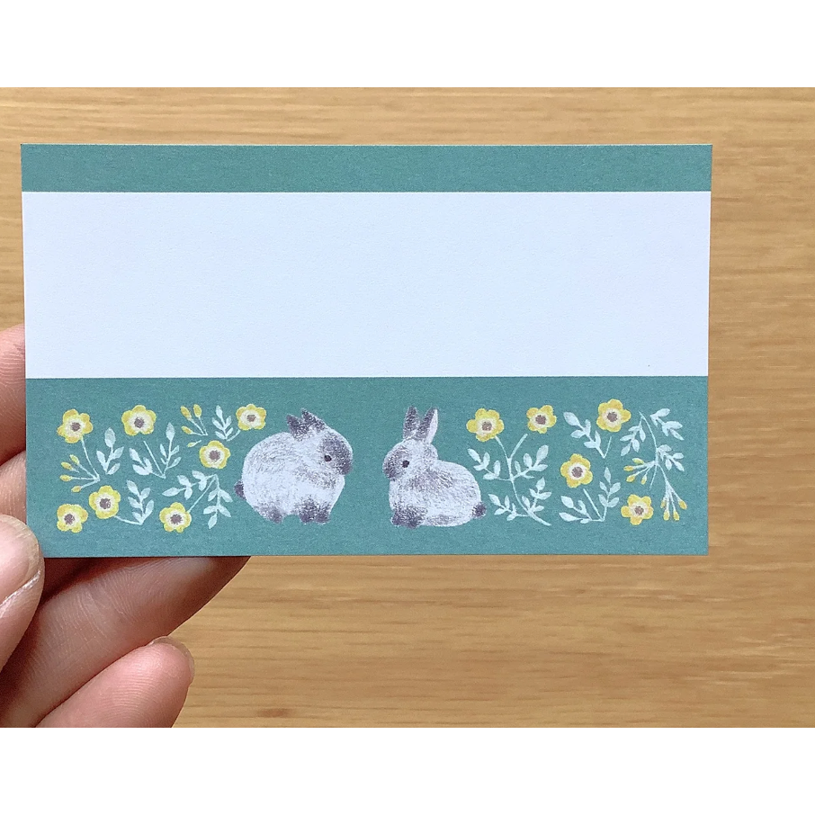 4legs 動物小卡組 水彩風 名片尺寸 4 legs 貓咪 日本製【立夏手帳生活】-細節圖8