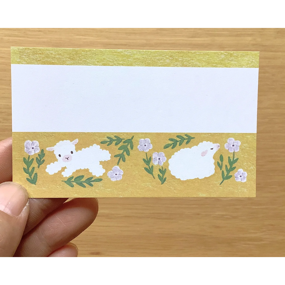 4legs 動物小卡組 水彩風 名片尺寸 4 legs 貓咪 日本製【立夏手帳生活】-細節圖11