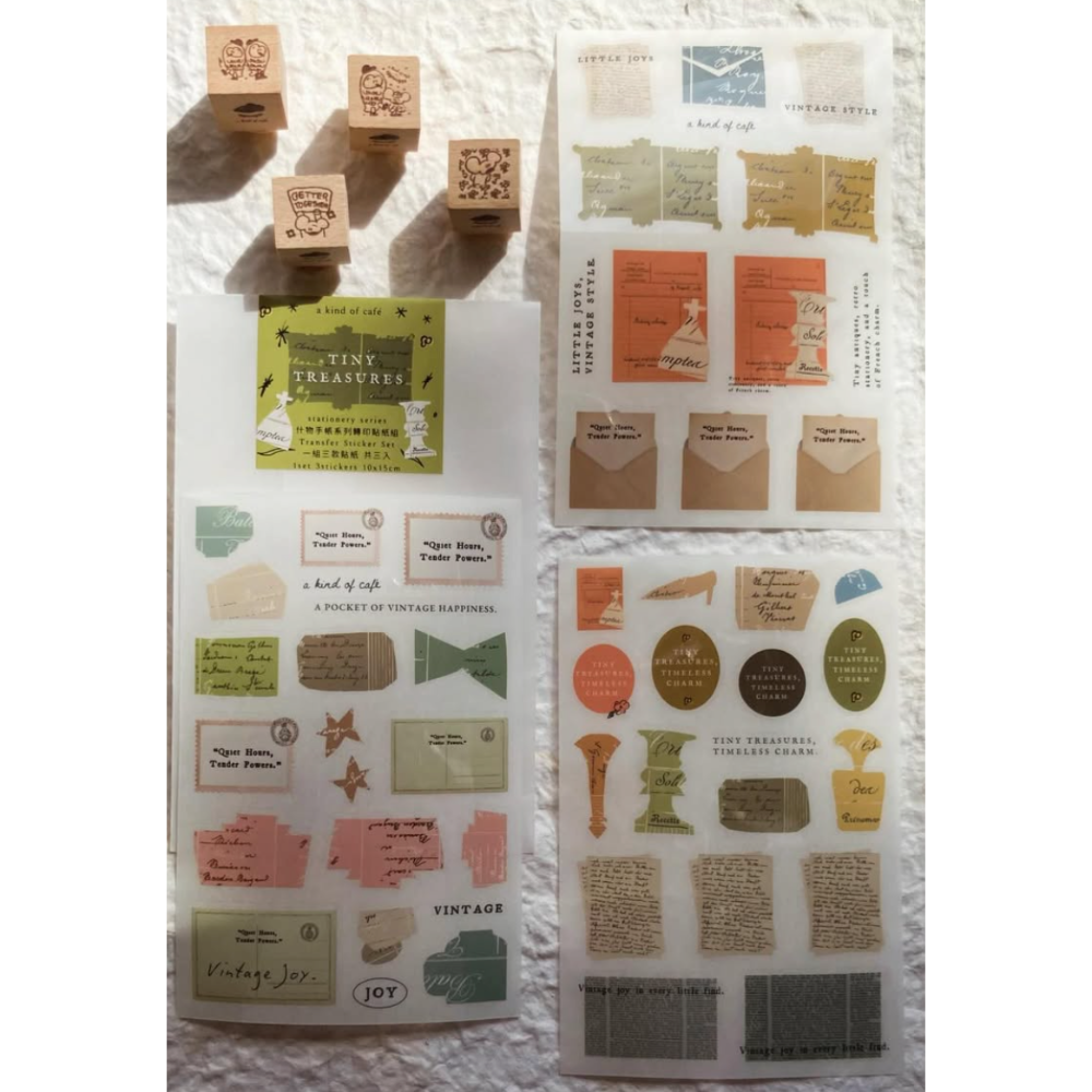 【追加畫博/東京紙博】什物a kind of cafe 全系列轉印貼紙組【立夏手帳生活】-規格圖9