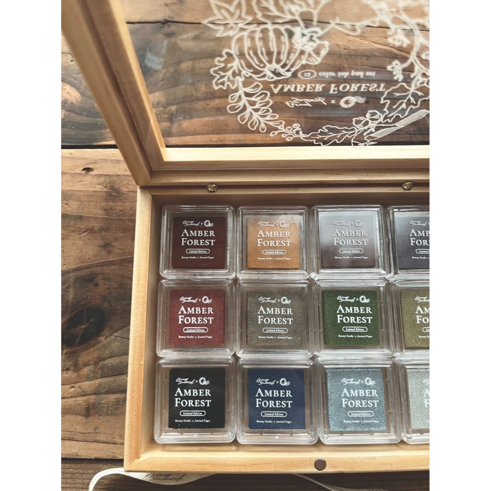 微瘋畫室 私藏の色 Amber Forest 12色印台套組【立夏手帳生活】-細節圖6