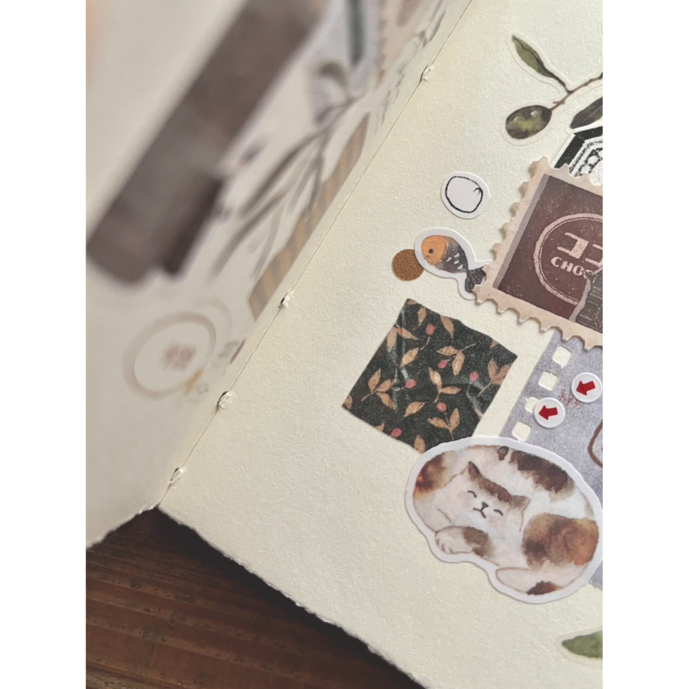 微瘋畫室 老奶奶の拼布 3cm 切形和紙膠帶【立夏手帳生活】-細節圖6