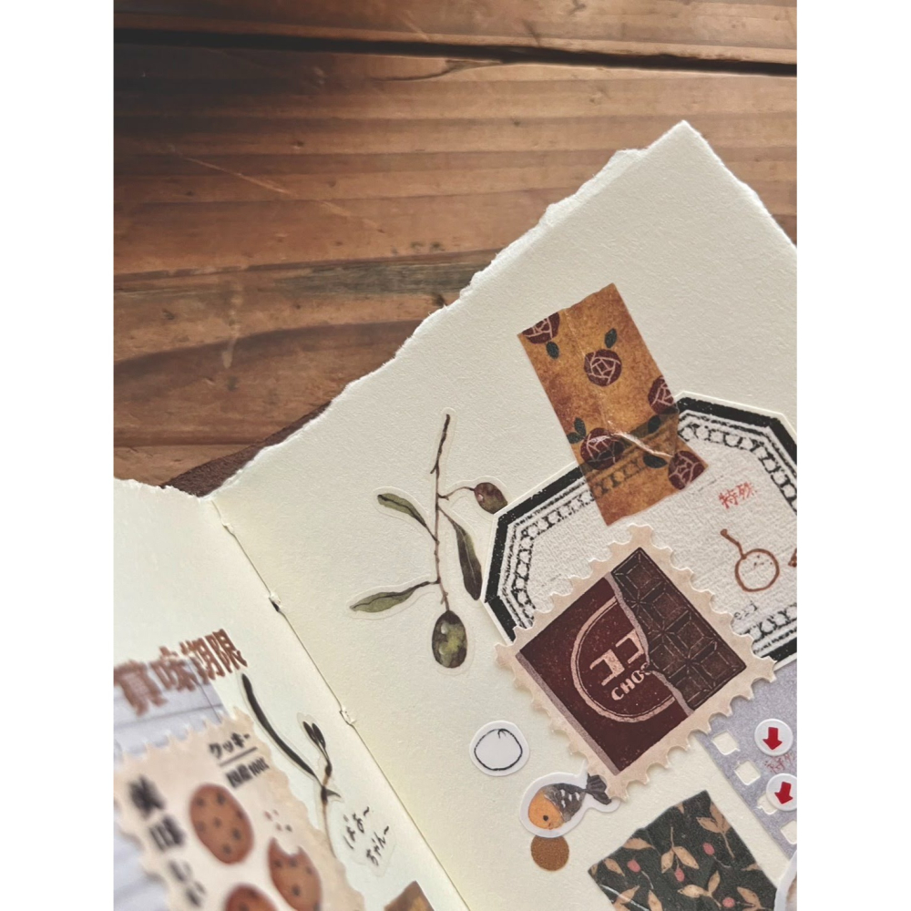 微瘋畫室 老奶奶の拼布 3cm 切形和紙膠帶【立夏手帳生活】-細節圖7