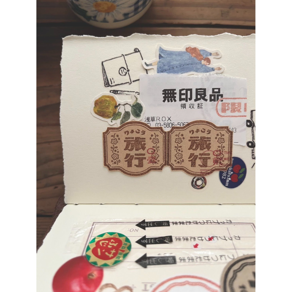 【第三彈】微瘋畫室「牛乳/檸檬/旅行/料理」昭和古舊標籤印章【立夏手帳生活】-細節圖8