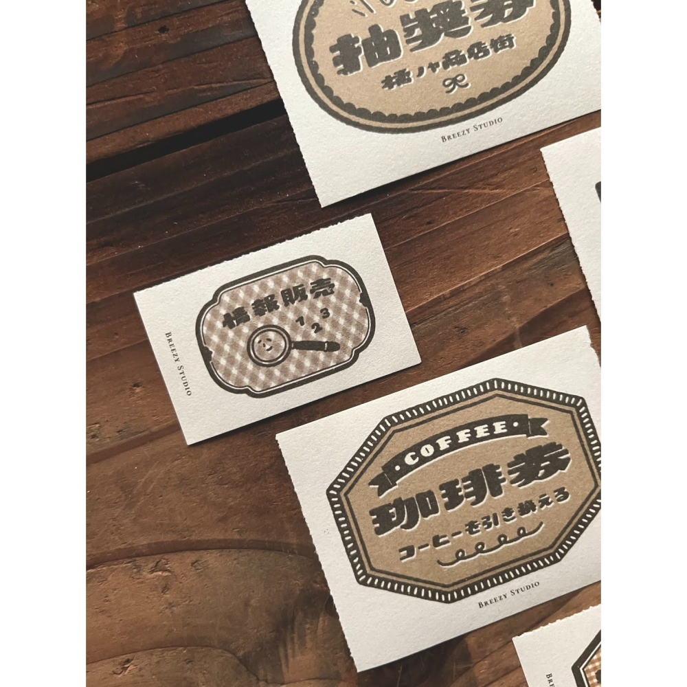 【4款】微瘋畫室 復古票券系列 便箋本【立夏手帳生活】-細節圖4