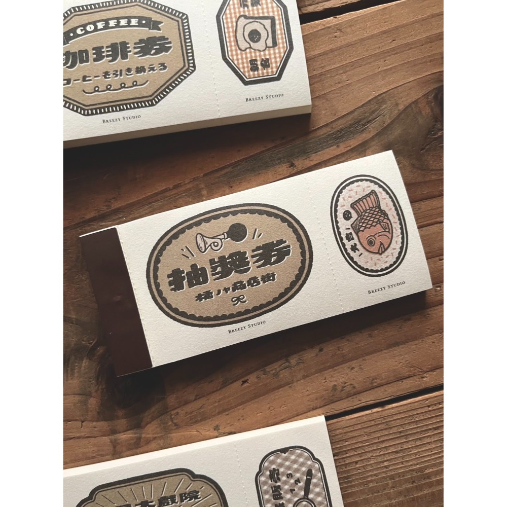 【4款】微瘋畫室 復古票券系列 便箋本【立夏手帳生活】-規格圖10