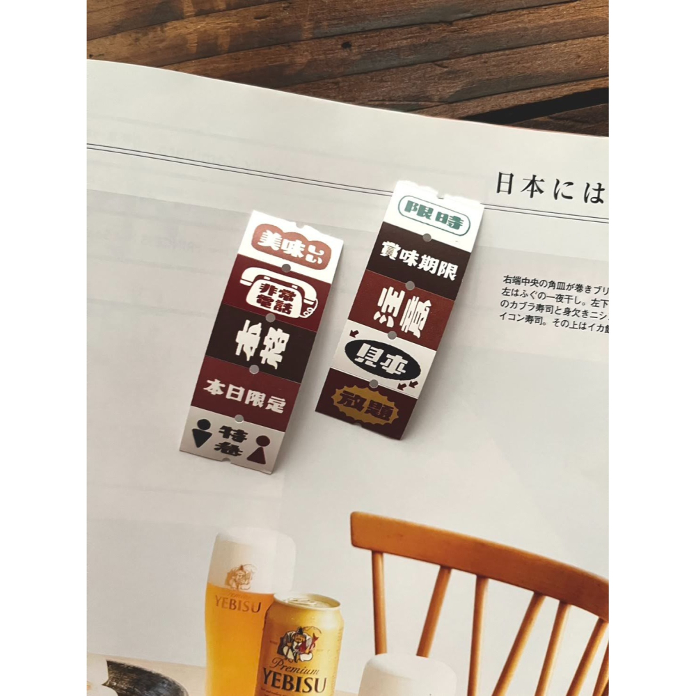 【2款】微瘋畫室 標籤貼紙卷「標識」【立夏手帳生活】-細節圖7