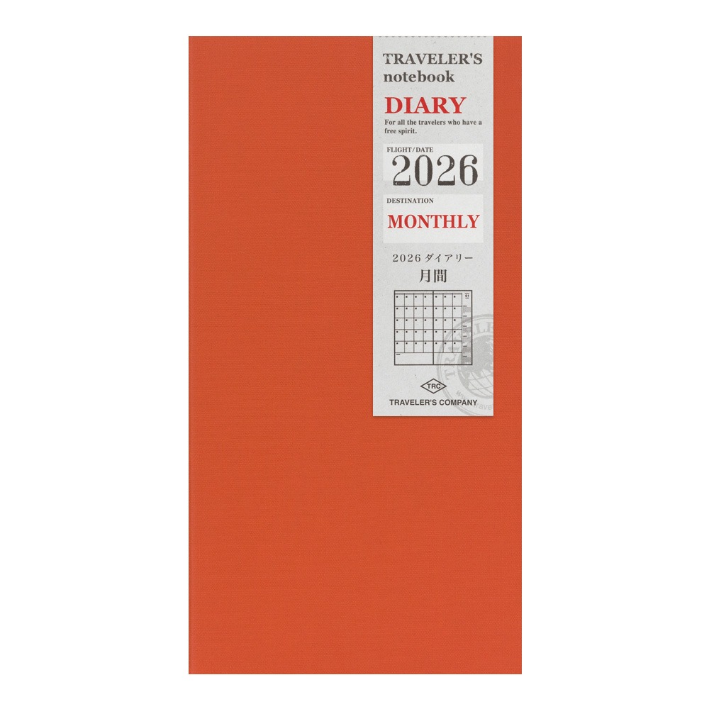 【2026時效/TN尺寸】TRAVELER＇S notebook 旅人手帳 補充內頁 MD紙 筆記 週記 月記事 筆記本-規格圖11