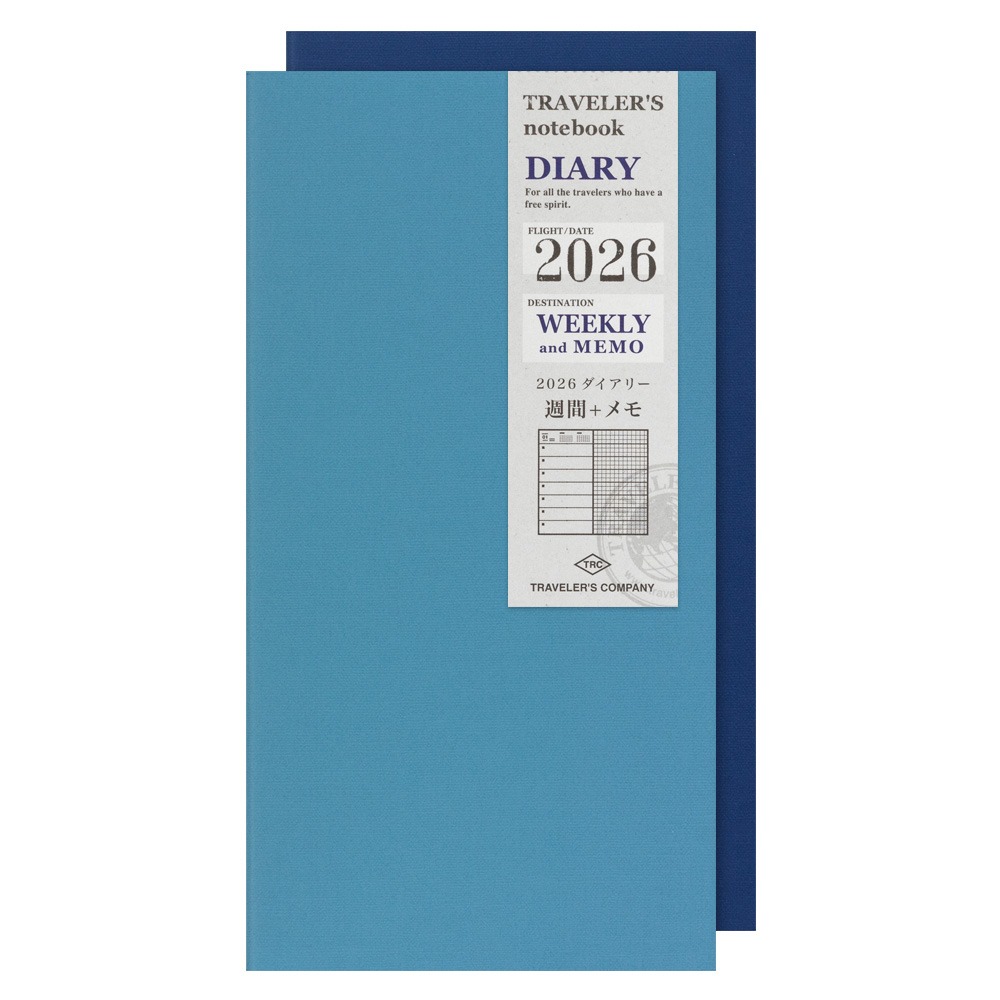 【2026時效/TN尺寸】TRAVELER＇S notebook 旅人手帳 補充內頁 MD紙 筆記 週記 月記事 筆記本-規格圖11