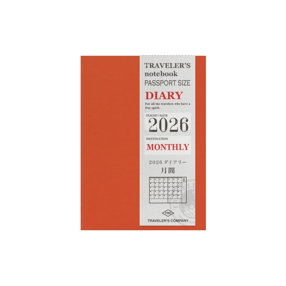 【2026時效內頁/PA尺寸】TRAVELER＇S notebook 旅人手帳 補充內頁 MD紙 筆記 週記 月記事TN-規格圖10