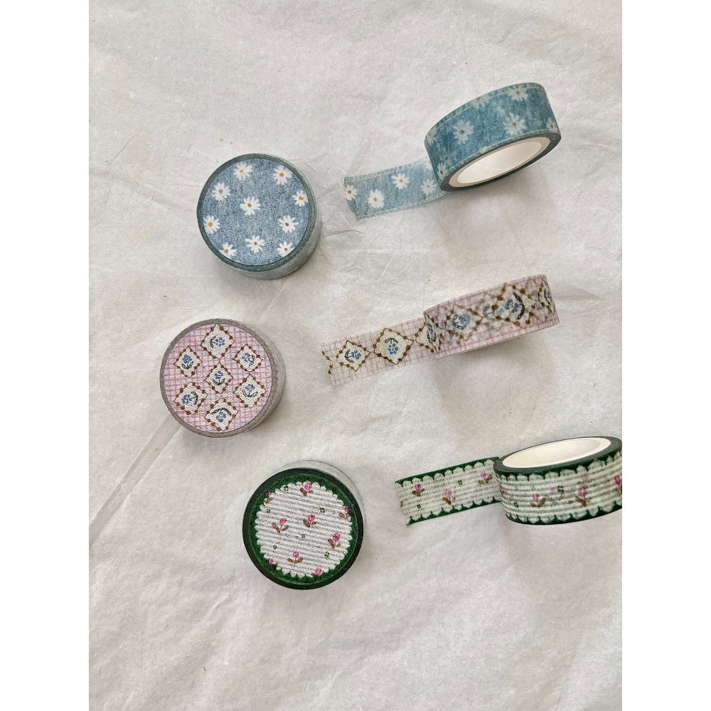 【織帶系列5款】Pion Deco Tapes 1.5cm和紙膠帶【立夏手帳生活】-細節圖3