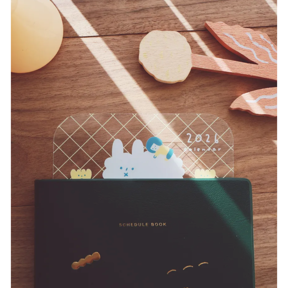 右手超人 透明2026年曆墊板【立夏手帳生活】-細節圖2