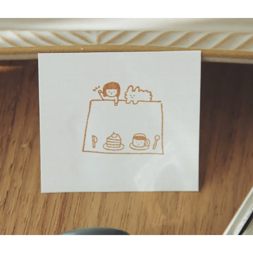 【大】右手超人 野餐款 可調式日期印章 日付章【立夏手帳生活】-細節圖2