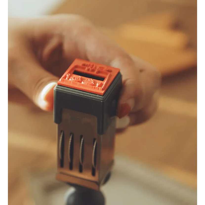 【大】右手超人 野餐款 可調式日期印章 日付章【立夏手帳生活】-細節圖3