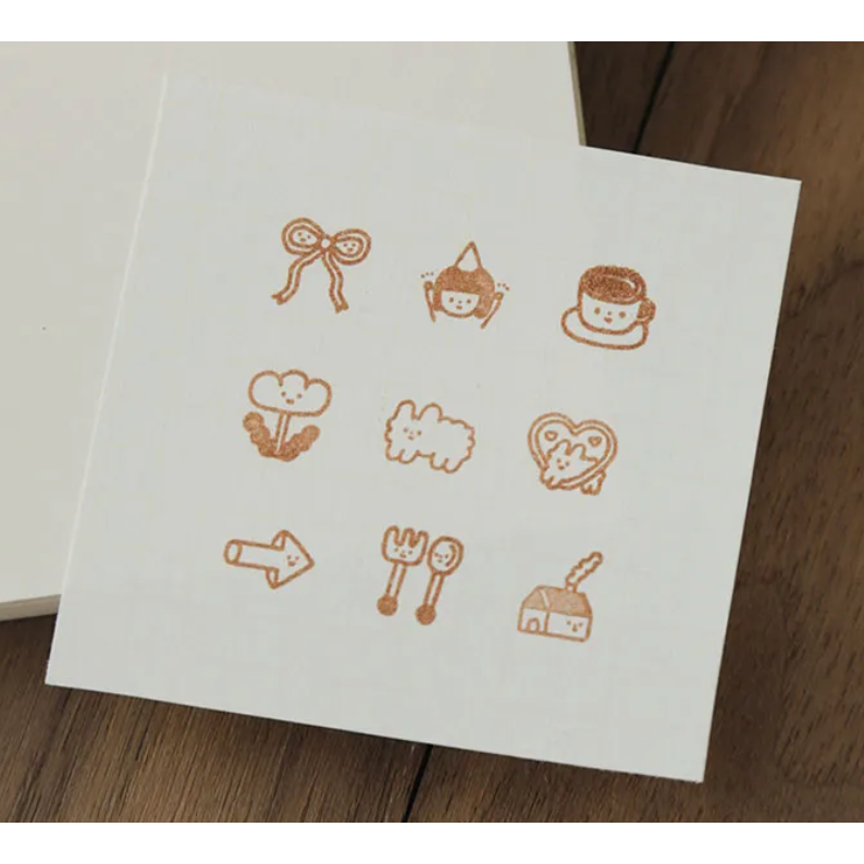 【全18款】右手超人 迷你印章 光敏 狗狗雲【立夏手帳生活】-細節圖2