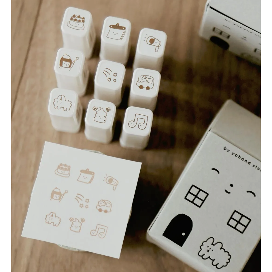 【全18款】右手超人 迷你印章 光敏 狗狗雲【立夏手帳生活】-細節圖4