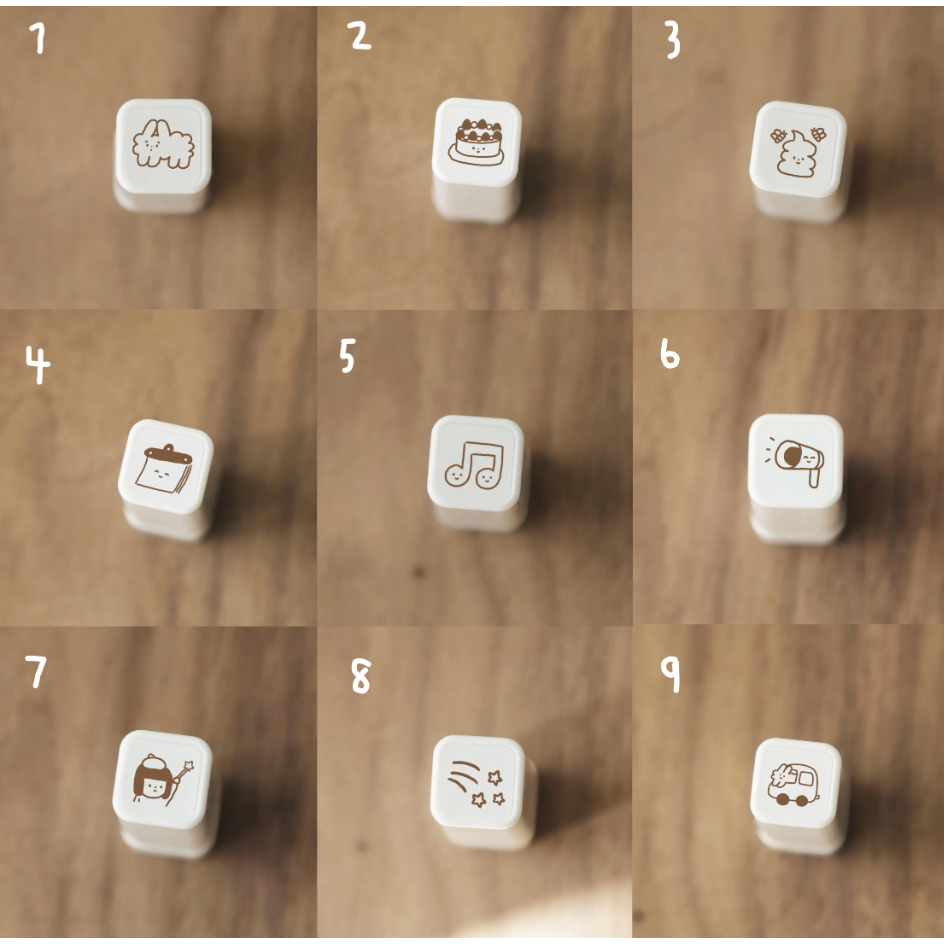 【全18款】右手超人 迷你印章 光敏 狗狗雲【立夏手帳生活】-細節圖5