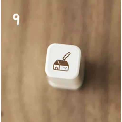 【全18款】右手超人 迷你印章 光敏 狗狗雲【立夏手帳生活】-規格圖5