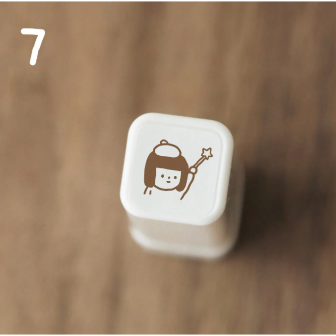 【全18款】右手超人 迷你印章 光敏 狗狗雲【立夏手帳生活】-規格圖5