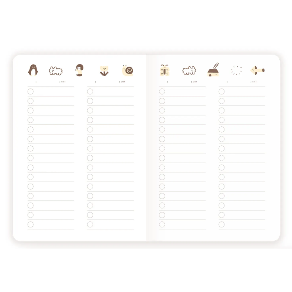 【霧面書套】右手超人『夢、靈感、小紙片』孔版印刷書套手帳本 無時效【立夏手帳生活】-細節圖5