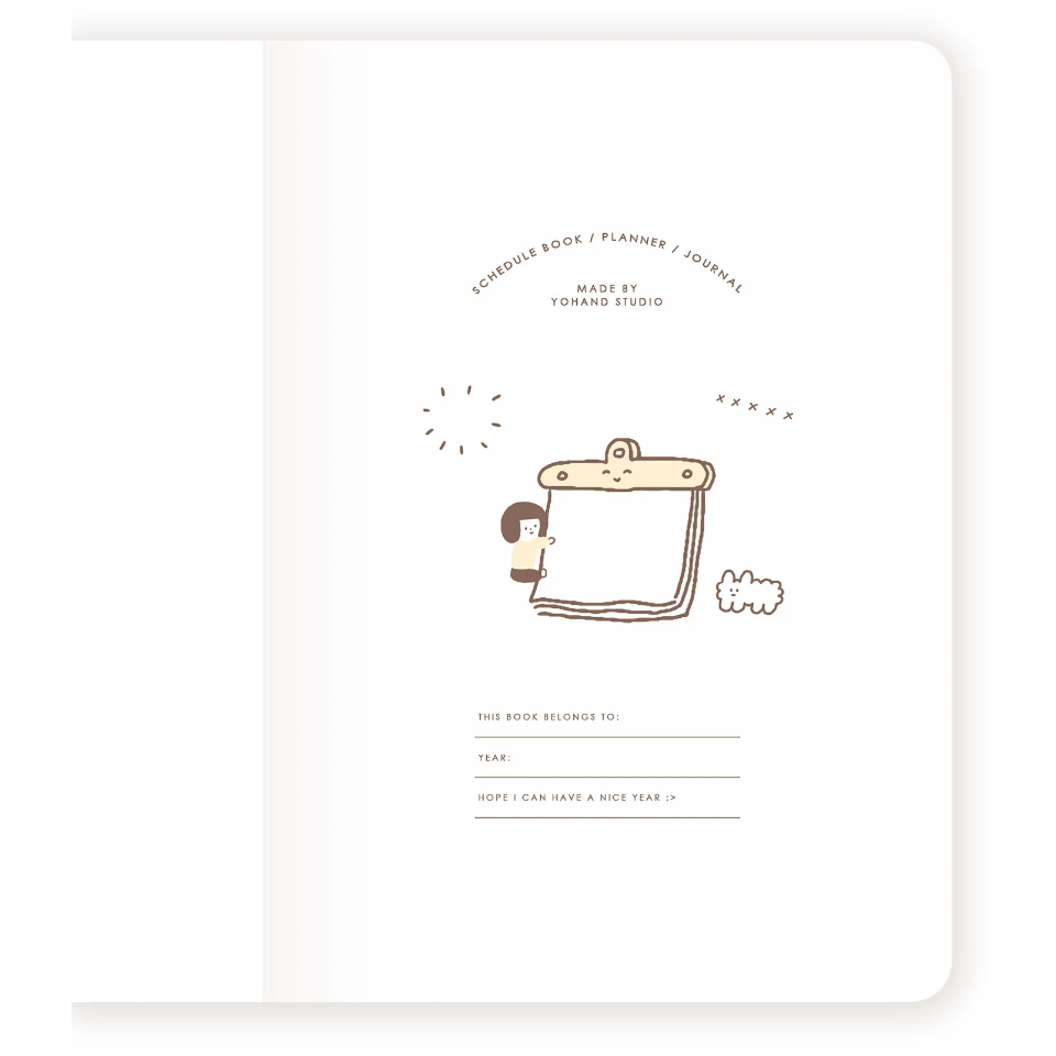 【皮質封面2款】右手超人『文具書』無時效手帳本 皮質 燙金【立夏手帳生活】-細節圖5