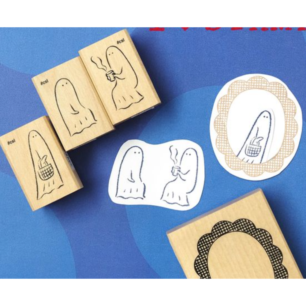 【6款】KODOMO NO KAO 天然木橡皮印章 I LOVE STAMP【立夏手帳生活】-細節圖3