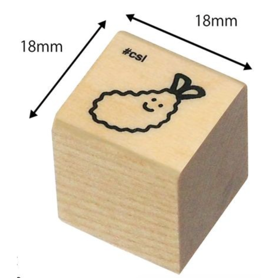 【6款】KODOMO NO KAO 天然木橡皮印章 I LOVE STAMP【立夏手帳生活】-規格圖11