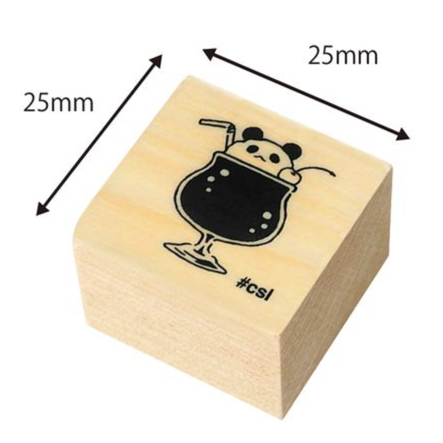 【6款】KODOMO NO KAO 天然木橡皮印章 I LOVE STAMP【立夏手帳生活】-規格圖11