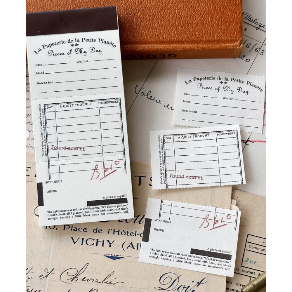 【2款】Asteroid B610小行星「日常留語/法式小記」手撕便簽本【立夏手帳生活】-細節圖3