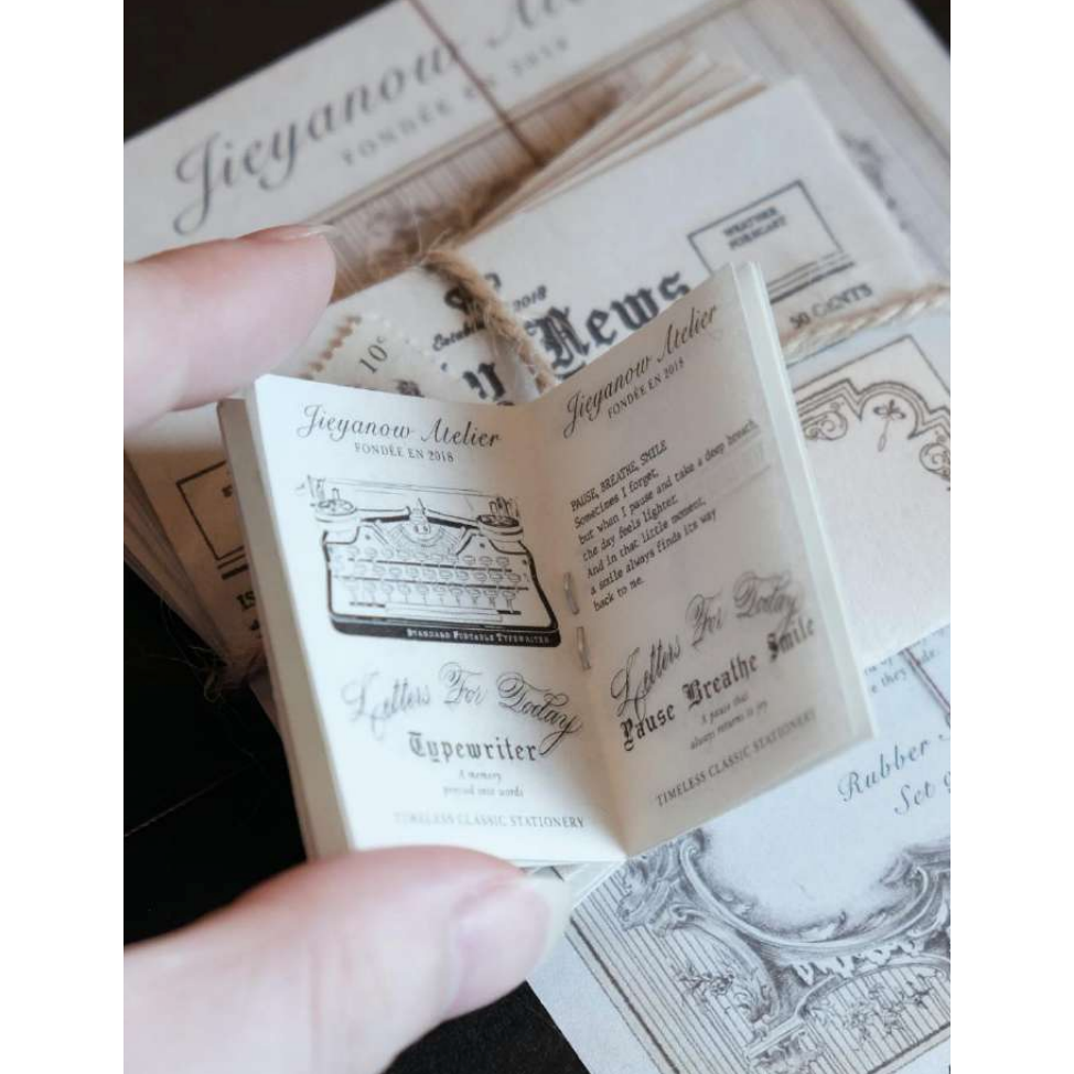 【共10款】Jieyanow Atelier 書信日常系列 天然木印章 Letters for Today【立夏手帳生活-細節圖4