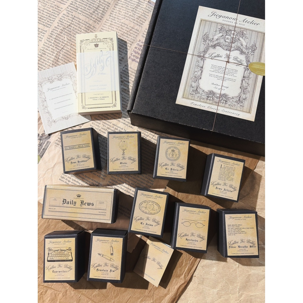 【共10款】Jieyanow Atelier 書信日常系列 天然木印章 Letters for Today【立夏手帳生活-細節圖5