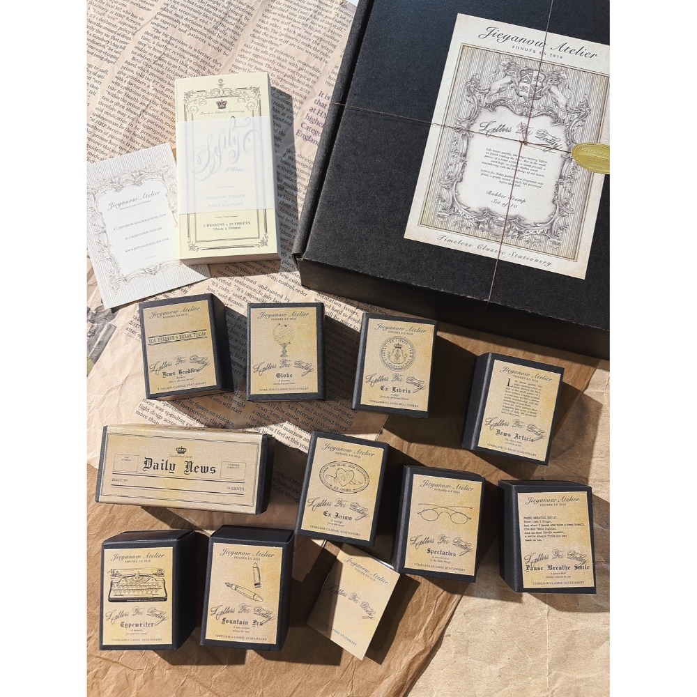 【共10款】Jieyanow Atelier 書信日常系列 天然木印章 Letters for Today【立夏手帳生活-規格圖7