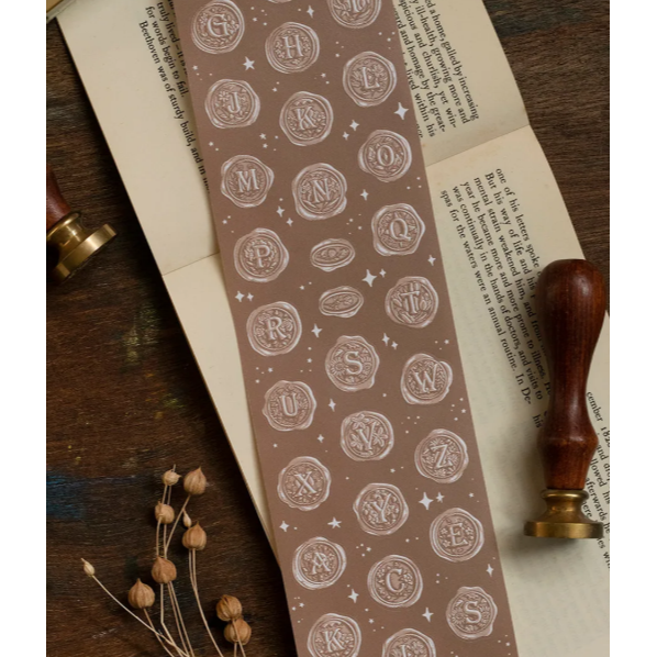 樂意Loi Design A~Z封蠟貼 7cm割型紙膠帶【立夏手帳生活】-細節圖6